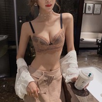 Weimei sexy underwear women without steel ring gathering small bra collection of small bra collecting milk upper body adjustment bra summer thin