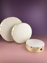 Hand clap drum Orff percussion instrument children Xinjiang Dance North dance grade sheep skin tambourine kindergarten teacher use