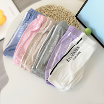 Male and female baby 70% medium pants shorts summer thin children infant outwear Modale foreign air over kneecap pants