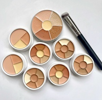 Send 270 brush piggy opera phantom sample sub-pack concealer test color Chinese custom three-color plate base moisturizing