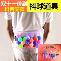 Shaking table tennis game props kindergarten parent-child hip tie shake box interactive Rooster laying egg annual meeting activities