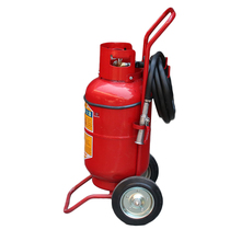 30KG cart fire extinguisher Cart dry powder fire extinguisher New national standard cart fire extinguisher 3C certification