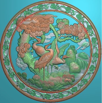 松鹤延年精雕文件-松鹤延年精雕文件促销价格、松鹤延年精雕文件品牌- 淘宝