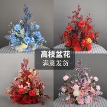New wedding props road guide flower high-end flower art wedding road guide road guide Flower Road Guide