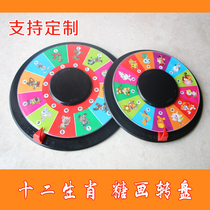 Sugar painting special turntable twelve Zodiac sugar art professional stall tools blowing sugar entertainment turntable parent-child models can be customized