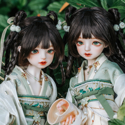 taobao agent Ringdoll's human figure Bi Luo Chun Gemini Sisters 4 points bjd female doll jasmine official original