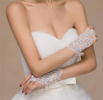 Womens wedding dress Lace hollow perspective gloves Sexy underwear with bride sexy extreme temptation Uniform accessories