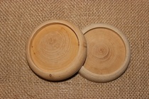 Original solid wood needle base needle base Handmade fabric needle bag material DIY tools