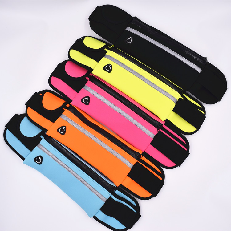 Sports bag, outdoor running, invisible waterproof mobile phone waist bag super light men's and women's fitness mobile phone bag