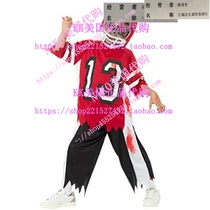 Zombie Footballer Costume Zombie Football Player Costume