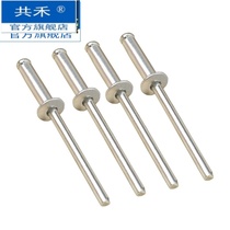 3 2 4 4 4 8mm aluminum rivets blind rivets open round head pumping nails boxed decoration nails