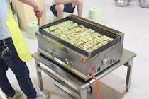 Pot sticker machine commercial stall water frying bag special pot gas table pie frying pan fried Kwantung cooking gas