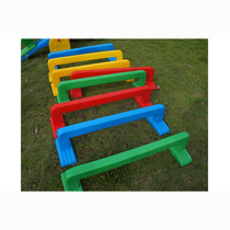 Kindergarten hurdle plastic frame combination childrens sports activities sensory training equipment game actually hurdle toys