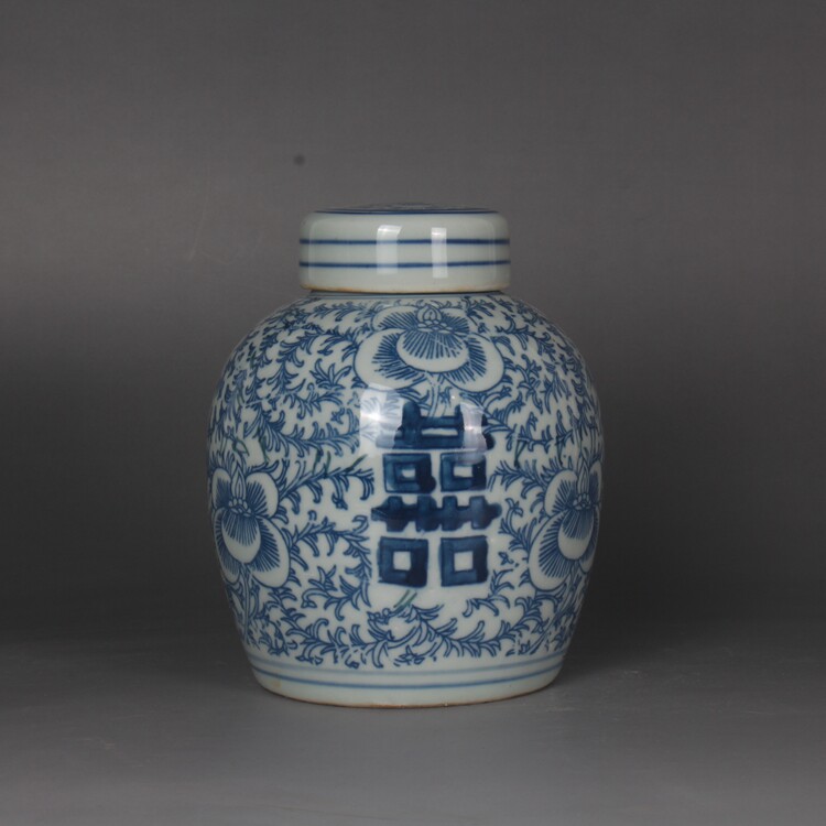 青花喜字罐-青花喜字罐促销价格、青花喜字罐品牌- 淘宝