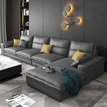 Leave-in nanotechnology fabric sofa Living room Nordic small apartment detachable and washable latex simple modern fabric sofa
