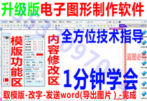 The new version of the multifunctional electronic version of the seal typesetting software is inserted into the word form PDF picture PS