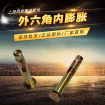 External hexagon type internal expansion screw implosion expansion bolt internal force built-in explosion M6M8M10M12M16