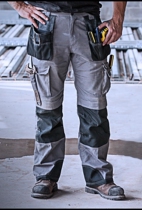 Travis Scott Multi-bag tactical pants Overalls Canvas fabric can be used as German pants British pants Dark Gray