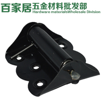 Fine spring hinge butterfly hinge black painted screen window screen door welding one price