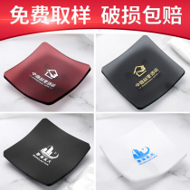 Acrylic Hotel Hotel Hotel toilet soap dish bathroom soap box soap tray plastic matte hand soap dish Black