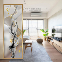 Modern simple art glass screen partition living room entrance door home shade bathroom decoration small apartment