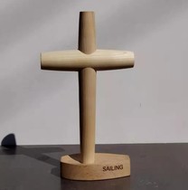  SAILING wax wood cross decoration solid wood table decoration crafts 220*130mm gift new product