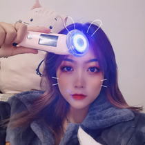  Li Jiaqi Red Blu-ray beauty instrument Household lifting and tightening facial cleaning tool massager introduces small bubbles