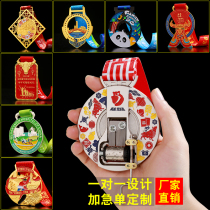 Marathon medals customized sports games commemorative medals online running hiking custom-made