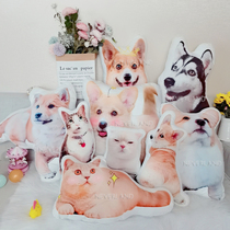 Extra large pet pillow customized to customize photo diy cute pet souvenir