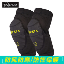 Electric motorcycle kneecap armguard male and female cross-country riding gear winter warm windproof and anti-cold and anti-fall