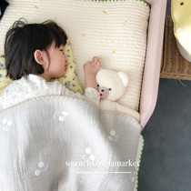 Home children use ~ fafamarket Korean pure handmade baby sheets embroidery soft and comfortable