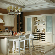  Gold medal kitchen cabinet paint European style Aegean 1 wall cabinet