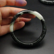 Nanyang Dushan Jade black and white material 55MM ring bracelet jade bracelet bracelet bracelet