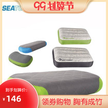 New SEA TO summmit airplane travel ultra light portable inflatable pillow down square pillow sleeper fleece