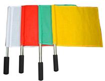 The flag track and field training competition uses the signal flag red and yellow flag warning flag corner flag multi-color hand flag
