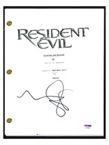 Mila Jovovich Milla Jovovich autographed biochemical crisis script with certificate