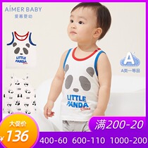 Aimer Baby Baby love Baby Chinese children neutral Baby vest AB3117541
