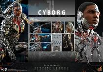 Eight-footed HotToys TMS057 1 6 Tie-guided clip version of Justice League-Cyborg Steel Bone