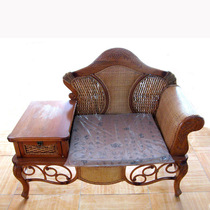 Rattan furniture factory series leisure reception rattan chair telephone chair sofa chair