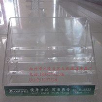 Hotel Hotel Room Exhibition rack Payment 4 floor display frame Plastic transparent shelf