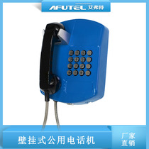 Factory direct free custom logo metal shell wall-mounted campus scenic area emergency help public telephone