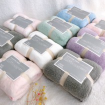 Towel with hand gift wash towel quick dry Teachers Day return Ins tremble sound absorbent household practical marriage gift