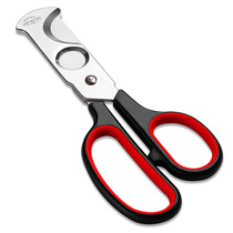 Cigar Knife Cigar Shears Pure Metal Portable German Krupp Stainless Steel Thickened Double Blade Shears