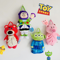 Toy Story Buas Light Year Saneyed Strawberry Bear Day Single Plush Paper Tissue Cover Hanging Tissue Bag Tissue Box