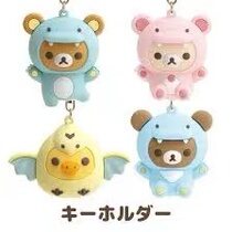 Japanese Rilakkuma light loose bear doll pendant hanging ornaments hand-made ornaments SAN-X Dinosaur World Series