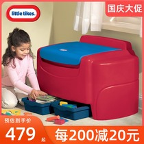U. S. Imported little tikes small Tek childrens toys multi-function large storage box storage box drawer type