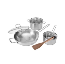 Recruit ten yuan storm Fissler Joy series pot set fissler stainless steel wok soup pot Milk pot spatula