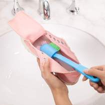 U Type 5 Face Woolen Long Handle Brush Creative Shoes Brushed Shoes Cleaning Brushes Home Goods Soft Wool Shoes Brushed Long Brush Hair
