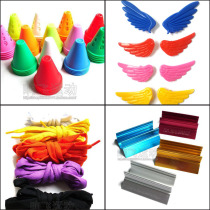  Windproof roller skating pile Flat flower pile barricade Cup corner mark around pile foot mark Wing display stand support shoelace wheel cover small wings