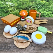 Childrens cute cute family limited sales of Japanese brand magnetic food desserts cut to see simulation play house toys